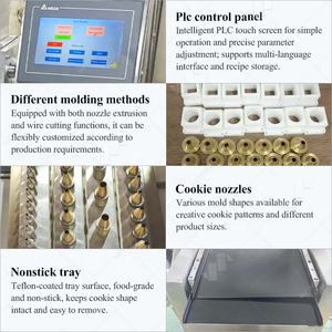 Machine à biscuits de petite taille, déposeur de fil, moule à biscuits au <span class=keywords><strong>beurre</strong></span>, machine de production, prix de la ligne de production - Product Image 4