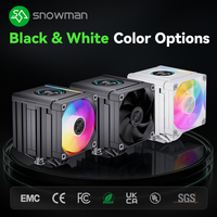 Silent 15 to 35 DBA White ARGB Dual Tower Digital Cooler for Ecommerce Dropshipping Seller with 3 Day Sample OEM Retail Package