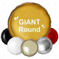 Ballons ronds en feuille géants de 68 pouces pour la décoration de fête, décoration de fête d'anniversaire, forme ronde, gros ballon, globos, ballon en feuille géant