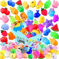 Ensemble de 30 jouets en TPR souple à presser, formes d'animaux mignons, jouets anti-stress pour enfants