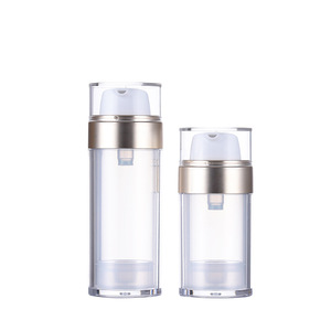 30ml <b>50ml</b> White Airless Lotion Pump <b>Bottle</b> Dual Chamber Cosmetic Container Personal Care Packaging - Product Image 5