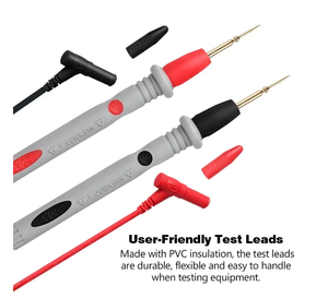 10A 20A 1000V prob testi açar PVC yalıtımlı iğne ucu çok metre Tester dijital multimetre için kurşun tel kalem kablosu - Product Image 6