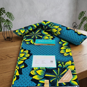 Vestido de Novia Africano de Tela Encerada Premium para Niñas, Diseño Moderno y Elegante, Transpirable, Ecológico, de Algodón Peinado Orgánico de Peso Medio - Product Image 3