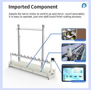 New Automatic Curtain Height <b>Hoist</b> Cutting Machine with PLC & Motor LCD Touch Screen Control CE Certified 1.0KW Power - Product Image 2