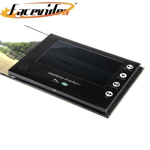 <span class=keywords><strong>Brochure</strong></span> vidéo publicitaire promotionnelle, catalogue numérique, écran LCD <span class=keywords><strong>TFT</strong></span> de 7 pouces, papier fait main, carte de marketing, voiture, entreprise - Product Image 6