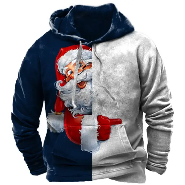 Xmas Hoodie Men'S Hot Sweatshirt In Spring And Autumn Men'S Street Fashion Viking Myth Digital Printed Hoodie