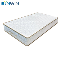 Matelas à sommier fermé SWP-PE20 de 20 cm avec ressorts ensachés de 18 cm - Matelas de lit confortable