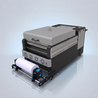 PrintVision 24" 60cm Machine à secouer la poudre DTF mécanique, Four de polymérisation rapide pour poudre TPU, compatible 2 têtes XP600 I3200