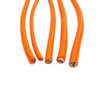 Câble robuste pour l'exploitation minière PUR H07BQ-F 2X2.5 450/750V, résistant à l'huile, pour connexion d'alimentation de robot articulé et UAV