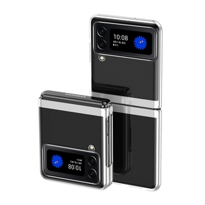 Funda galvanizada para Samsung Galaxy Z <span class=keywords><strong>Fold</strong></span> <span class=keywords><strong>4</strong></span>, para Galaxy Z Flip <span class=keywords><strong>4</strong></span>/Flip 5 Funda transparente - Product Image 5