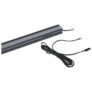 Bande lumineuse <span class=keywords><strong>LED</strong></span> pour armoire de <span class=keywords><strong>cuisine</strong></span>, 12/24VDC, 3000-6000K, aluminium moderne, éclairage vertical, longueur personnalisable, panneau arrière - Product Image 4