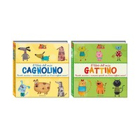 Libro de Registro de Palabras Cotidianas para Bebés y Mascotas Estilo Edicart, Educativo, Colorido, con Cubierta Acolchada de Espuma, para Niños, 2 Artículos