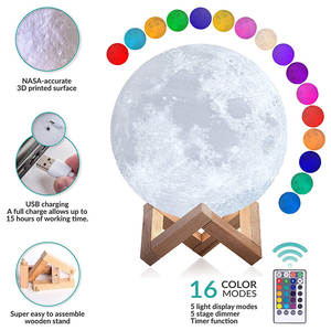 Nuovo prodotto del bambino camera da letto 3D stampa a distanza <span class=keywords><strong>di</strong></span> ricarica usb ha condotto la luce della luna <span class=keywords><strong>di</strong></span> <span class=keywords><strong>notte</strong></span> - Product Image 6