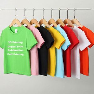 180gsm 100% Cotton Silk Screen Printed Custom Logo O-Neck Short Sleeve Regular Fit Men's T-Shirt Blanks - Product Image 1