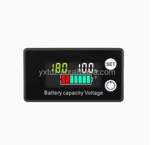 Voltímetro de Capacidad de Batería DC 8V-100V, Indicador de Litio, Plomo-Ácido, LiFePO4 para Coche, Motocicleta 12V 24V 48V 72V 84V, No Impermeable - Product Image 3