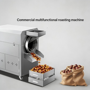 Machine automatique de torréfaction et d'assaisonnement des noix à usage commercial pour la fabrication de noix grillées aromatisées au caramel salé et confites - Product Image 3