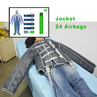 Pressothérapie pneumatique à 24 chambres, massage par compression, pression d'air rythmique, œdème, bien-être, esthétique, rééducation, récupération