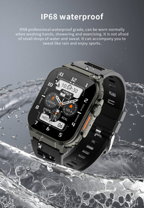<span class=keywords><strong>A70</strong></span> Nuevo Reloj Inteligente Deportivo Impermeable Montre Intelligente Hombre con Monitor de Ritmo Cardíaco y Rastreador de Actividad Física, Llamadas BT y Música, Smartwatch para Hombre - Product Image 2