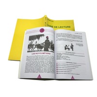 Impression de livre couverture souple personnalisé cahier d'exercices éducatifs pour l'école africaine manuel de français imprimé pour les étudiants