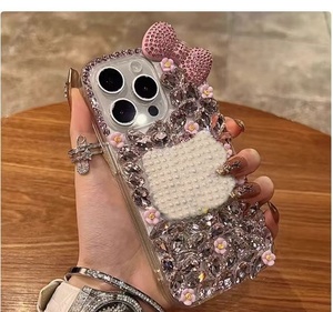 Coque de téléphone PC 3D Chat Diamant Ins Nouvelle Collection pour Apple <span class=keywords><strong>iPhone</strong></span> 16 15 14 Plus 13 12 <span class=keywords><strong>11</strong></span> Pro Max 17 Air 17 Pro Max - Ventes Flash - Product Image 1
