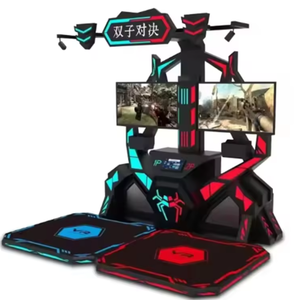 เครื่องเกมอาร์เคดใหม่ในห้างสรรพสินค้า เครื่องยิงปืน 2 ผู้เล่นในร่ม 9D VR เครื่องเกมโลหะ อุปกรณ์เสมือนจริง - Product Image 1