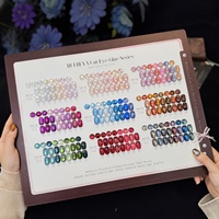 Vernis à ongles gel UV effet miroir lune 72 couleurs - Formule durable style œil de chat sans TPO ni HEMA pour usage professionnel en salon