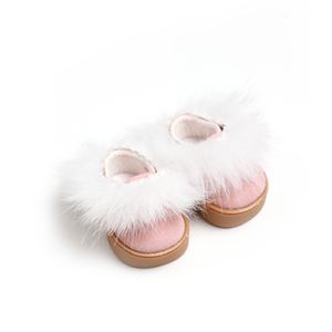 בגדי בובות עבור 15 ס\"מ ו-17 ס\"מ אביזרי בובות Ugg <span class=keywords><strong>Boots</strong></span> ורוד - Product Image 1