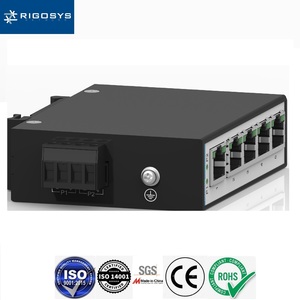 Nhà máy tùy chỉnh <span class=keywords><strong>5</strong></span> cổng 10/100M công nghiệp <span class=keywords><strong>PoE</strong></span> mạng chuyển đổi DIN đường sắt gắn không được quản lý sợi quang truy cập bởi rigosys OEM - Product Image 4
