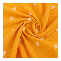 XNZTEX JURAVICHY JF2549 Maßgeschneiderter Druck 100% Baumwolle Doppel-Musselin-Stoff Organisch Gewebt für Babydecken, Schlafbekleidung & Hemden