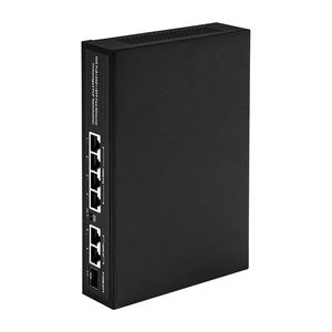 Conmutador Poe de 4 puertos Gigabit Poe Af/AT 65W para sistemas Cctv - Product Image 1