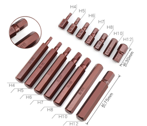 Bộ Ổ Cắm Hình Ngôi Sao Nặng 15 Chiếc Bộ Ổ Cắm Tua Vít Torx Bit Giá Rẻ - Product Image 2