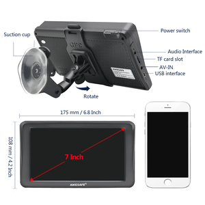 Xách tay GPS Navigator <span class=keywords><strong>PND</strong></span> Wince6.0 Hệ thống <span class=keywords><strong>7</strong></span>-<span class=keywords><strong>inch</strong></span> màn hình cảm ứng Máy nghe nhạc <span class=keywords><strong>Android</strong></span> đài phát thanh Bluetooth GPS Navigation 800*480P - Product Image 2