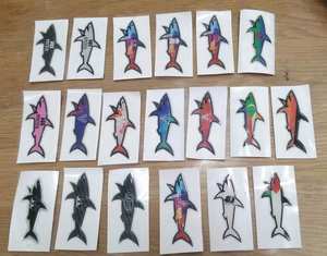 26 autocollants 3D étanches Paul Et Shark pour la décoration de tablettes, téléphones portables, réfrigérateurs, bagages, CP Jul Omerta Vrunk Shark Sticker - Product Image 2