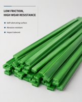 Bande transporteuse en plastique PE1000 haute résistance à faible friction pour rails de guidage et convoyeurs, taille personnalisée, fabricant OEM