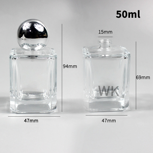 Botella de Perfume de Vidrio de Lujo de 50 ml y 100 ml para Envasado de Cosméticos y Fragancias con Pulverizador de Niebla Fina - Product Image 1