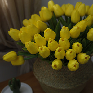 Venta al por mayor PE Retro 10 piezas por paquete ramo de <span class=keywords><strong>tulip</strong></span>án hecho a mano moderno arreglo Floral suave Día DE LA MADRE Pascua pequeño <span class=keywords><strong>tulip</strong></span>án - Product Image 4