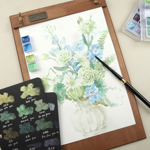 Pigments solides faits à la main pour la peinture et l'ombrage d'<span class=keywords><strong>art</strong></span> des ongles, aquarelle couleur pure, best-seller - Product Image 3