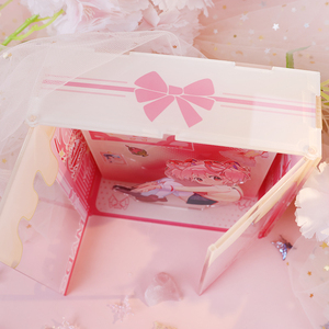 Boîte acrylique de support d'ouverture de porte en acrylique Magi <span class=keywords><strong>Madoka</strong></span> Magica personnalisée boîte acrylique d'affichage de bureau de personnage d'anime de dessin animé - Product Image 3
