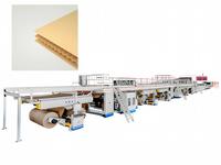 Ligne de production de carton ondulé automatique à 3 couches de haute qualité et à grande vitesse