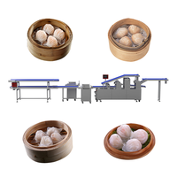 Machine semi-automatique de fabrication de boulettes de crevettes de qualité alimentaire pour ligne de production de snacks cuits à la vapeur avec options OEM et ODM disponibles
