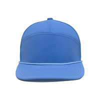 Gorra Unisex Rosa de 7 Paneles con Cierre a Presión, Malla Transpirable, Ajuste Ajustable, Color Sólido, Estilo Casual, Primavera Verano, Gorra para Adultos