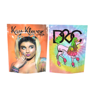 Logo personnalisé 3.5g 7g 14g 28g Pochette Doypack debout en plastique personnalisée anti-odeur Sacs en mylar de 3.5 grammes