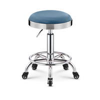Tabouret de bar pivotant réglable en cuir PU, moderne et très vendu, pour hôtel et salle à manger