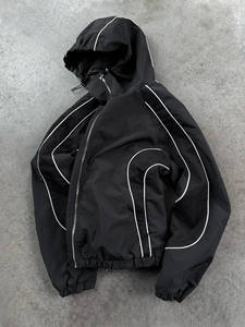 Custom <strong>Lightweight</strong> Nylon Zipper Windbreaker <strong>Jackets</strong> Mesh Panels 3M Reflective <strong>Waterproof</strong> Rain <strong>Jacket</strong> for Men Outdoor Sportswear - Product Image 1