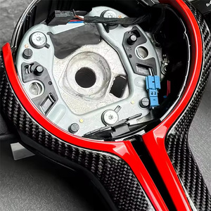 Volante Personalizado de Fibra de Carbono y Cuero Perforado para BMW Serie 3, 5, M3, M5, M6, F10, F20, F30, F90, F01, F02, E90, E60, Superventas - Product Image 6