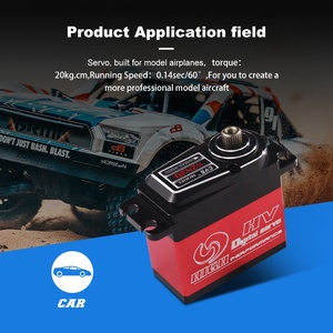 High Tech CYS-S2820 RC numérique Servo titane engrenage modèle de voiture unisexe étanche sans noyau moteur 20kg couple taille Standard - Product Image 2