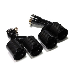 SYPES, 1 par, punta de escape de acero inoxidable carbono M <span class=keywords><strong>BMW</strong></span> 440 para <span class=keywords><strong>BMW</strong></span> G22 <span class=keywords><strong>430</strong></span> 425 <span class=keywords><strong>2021</strong></span> 4 Series, sistema de escape de punta de silenciador - Product Image 3