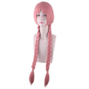 Ainizi 80cm Lange Rosa Hitzebeständige Synthetische Perücke aus dem Spiel Princess Connect! <span class=keywords><strong>Re</strong></span>:Dive Role of Akane Mimi Cosplay-Perücke für Mädchen - Product Image 3