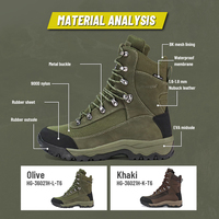 Usine OBM ODM personnalisé vente en gros populaire noir haut randonnée tactique bottes de Combat hommes femmes chaussures