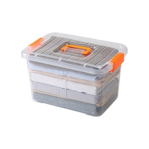 Cajas de Plástico Transparente de 6 Tamaños para Uso Doméstico, Cajas de Almacenamiento para Juguetes y Ropa - Product Image 5